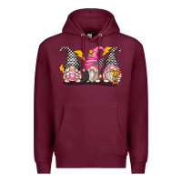 Burgundy race gnomes Premium Hoodie - Zillion Design Studio