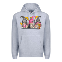 Heather Grey race gnomes Premium Hoodie - Zillion Design Studio