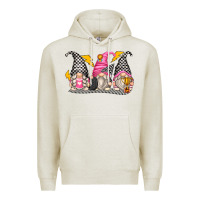 Oatmeal Heather race gnomes Premium Hoodie - Zillion Design Studio