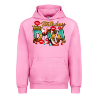 Fuchsia Pink birthday diva Urban Hoodie - RanaPortraitStore