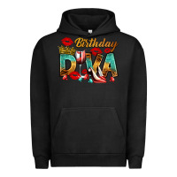 Pigment Black birthday diva Urban Hoodie - RanaPortraitStore