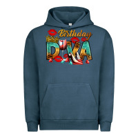 Pigment Midnight Navy birthday diva Urban Hoodie - RanaPortraitStore