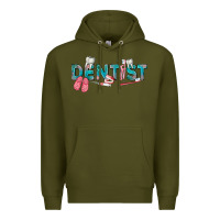 Army Green dentist Premium Hoodie - texasbilliewilder