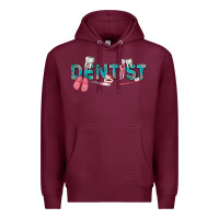Burgundy dentist Premium Hoodie - texasbilliewilder