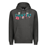 Charcoal Heather dentist Premium Hoodie - texasbilliewilder