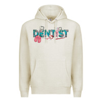 Oatmeal Heather dentist Premium Hoodie - texasbilliewilder