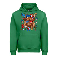 Emerald oh my stars highland cow Urban Hoodie - RanaPortraitStore