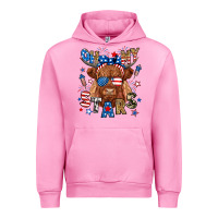 Fuchsia Pink oh my stars highland cow Urban Hoodie - RanaPortraitStore