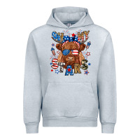 Heather Grey oh my stars highland cow Urban Hoodie - RanaPortraitStore