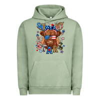 Pigment Oil Green oh my stars highland cow Urban Hoodie - RanaPortraitStore
