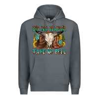 Rock do no harm take no bull western Premium Hoodie - texasbilliewilder