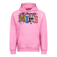 Fuchsia Pink all american mini Urban Hoodie - RanaPortraitStore
