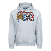 Heather Grey all american mini Urban Hoodie - RanaPortraitStore