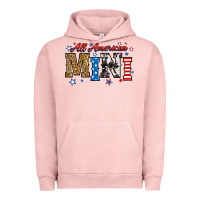 Pigment Salmon all american mini Urban Hoodie - RanaPortraitStore