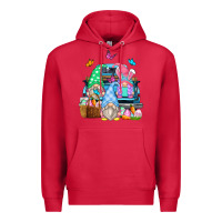 Cardinal easter farm truck Premium Hoodie - Zillion Design Studio