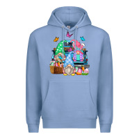 Colony Blue easter farm truck Premium Hoodie - Zillion Design Studio