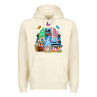 Sandshell easter farm truck Premium Hoodie - Zillion Design Studio