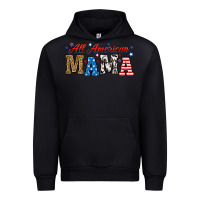 Black all american mama Urban Hoodie - RanaPortraitStore