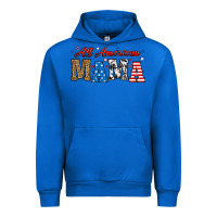 Cobalt all american mama Urban Hoodie - RanaPortraitStore