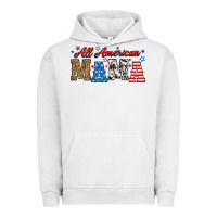 Pigment Lunar Rock all american mama Urban Hoodie - RanaPortraitStore