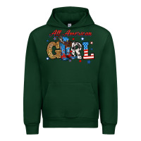 Forest Green all american girl Urban Hoodie - RanaPortraitStore