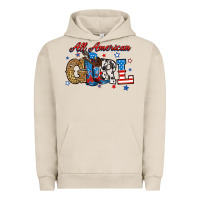 Pigment French Oak all american girl Urban Hoodie - RanaPortraitStore