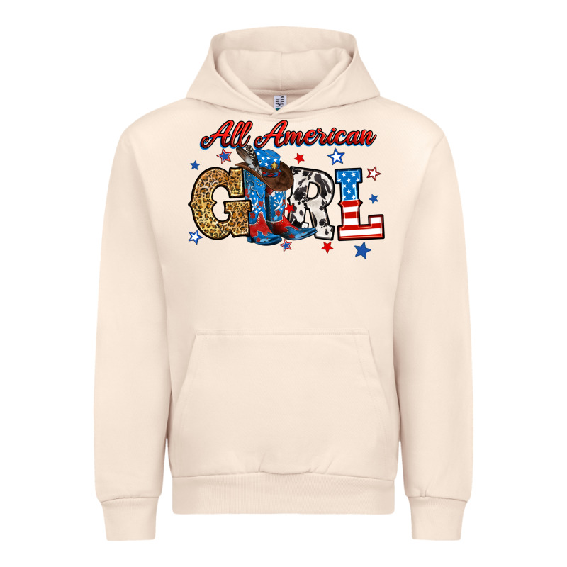 All American Girl Urban Hoodie by RanaPortraitStore | Teevron