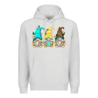 Dove Grey daisy gnomes Premium Hoodie - Zillion Design Studio