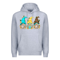 Heather Grey daisy gnomes Premium Hoodie - Zillion Design Studio