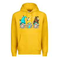 Lemon daisy gnomes Premium Hoodie - Zillion Design Studio