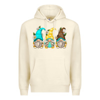 Sandshell daisy gnomes Premium Hoodie - Zillion Design Studio
