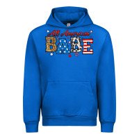 Cobalt all american babe Urban Hoodie - RanaPortraitStore