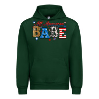 Forest Green all american babe Urban Hoodie - RanaPortraitStore