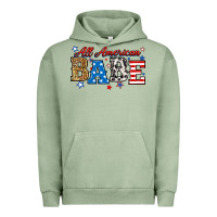 Pigment Oil Green all american babe Urban Hoodie - RanaPortraitStore