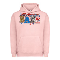 Pigment Salmon all american babe Urban Hoodie - RanaPortraitStore