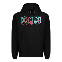 Black doctor Premium Hoodie - texasbilliewilder