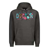 Charcoal Heather doctor Premium Hoodie - texasbilliewilder