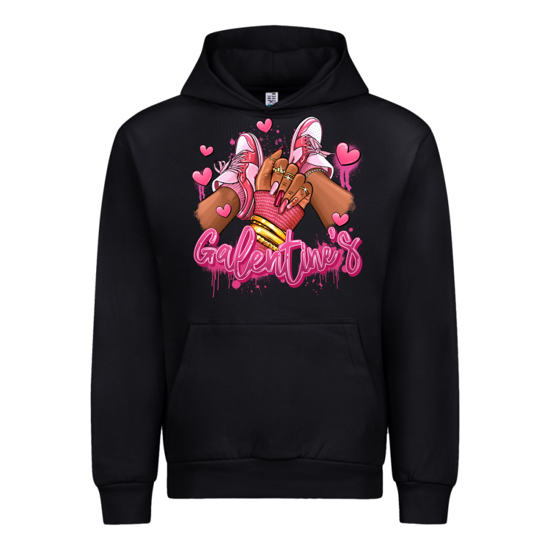 Galentines Afro Girl Sneakers Urban Hoodie by RanaPortraitStore | Teevron