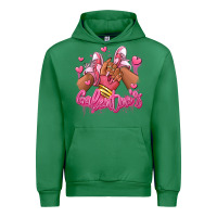 Emerald galentines afro girl sneakers Urban Hoodie - RanaPortraitStore