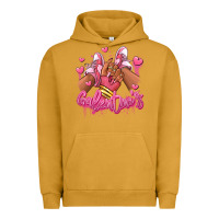 Pigment Peanut Butter galentines afro girl sneakers Urban Hoodie - RanaPortraitStore