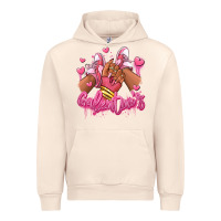 Sandshell galentines afro girl sneakers Urban Hoodie - RanaPortraitStore