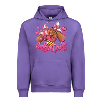 Tulip galentines afro girl sneakers Urban Hoodie - RanaPortraitStore
