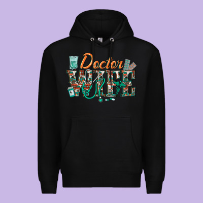 Premium Hoodie doctor wife