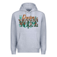 Heather Grey doctor wife Premium Hoodie - texasbilliewilder