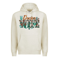 Oatmeal Heather doctor wife Premium Hoodie - texasbilliewilder