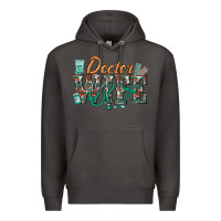 Smoke doctor wife Premium Hoodie - texasbilliewilder