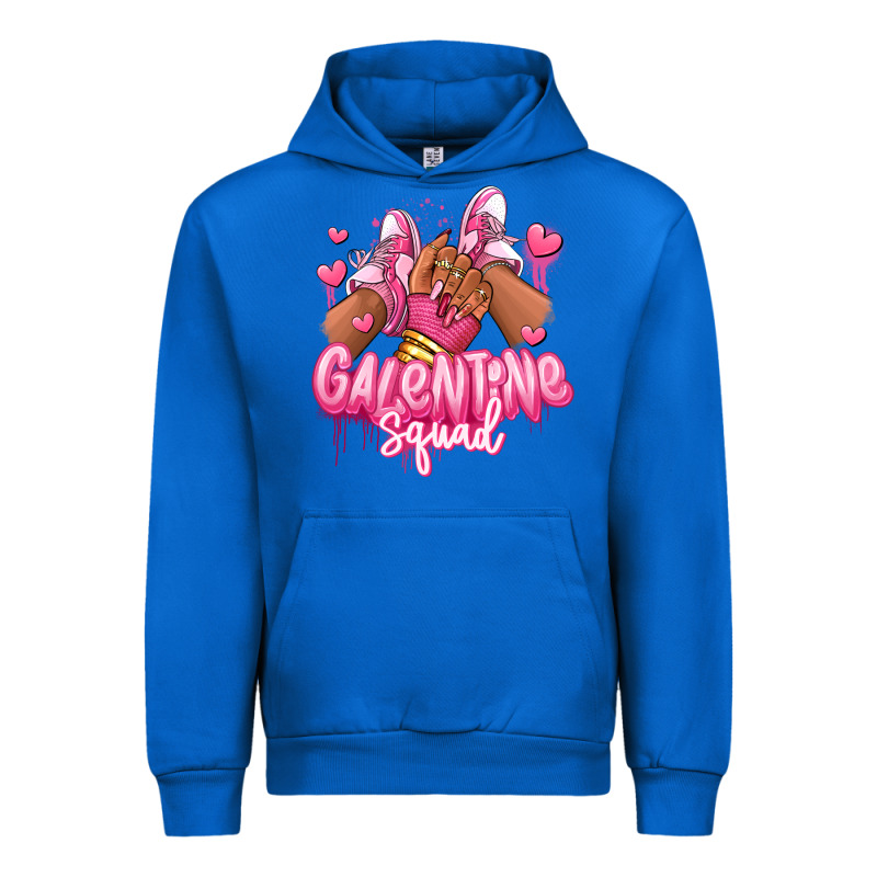 Galentine Squad Afro Girl Sneakers Urban Hoodie by RanaPortraitStore | Teevron