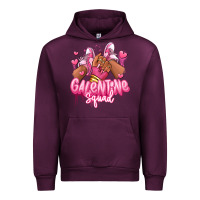 Mauve Wine galentine squad afro girl sneakers Urban Hoodie - RanaPortraitStore