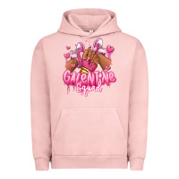 Pigment Salmon galentine squad afro girl sneakers Urban Hoodie - RanaPortraitStore