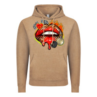 Vintage Coffee race lips Vintage Hoodie - AdoDesignShop